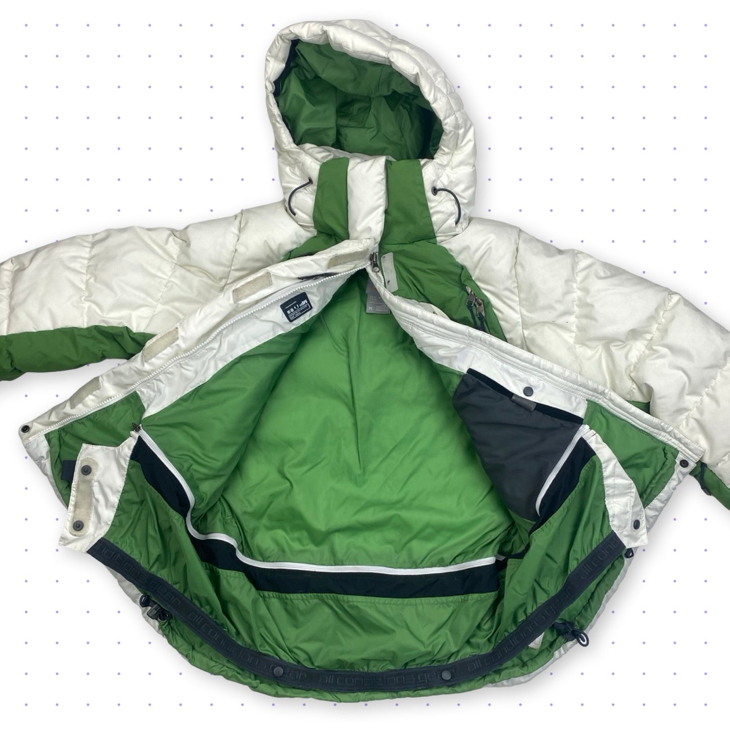 ‘05 Nike ACG Ventilated Puffer Jacket White/Green