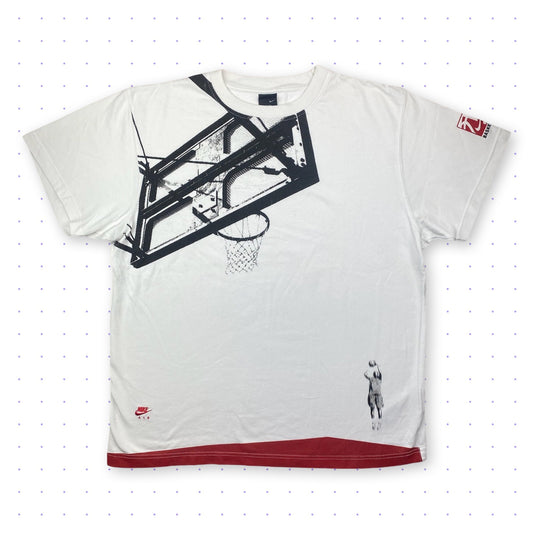00s Nike Air Jordan Basketball Tshirt White