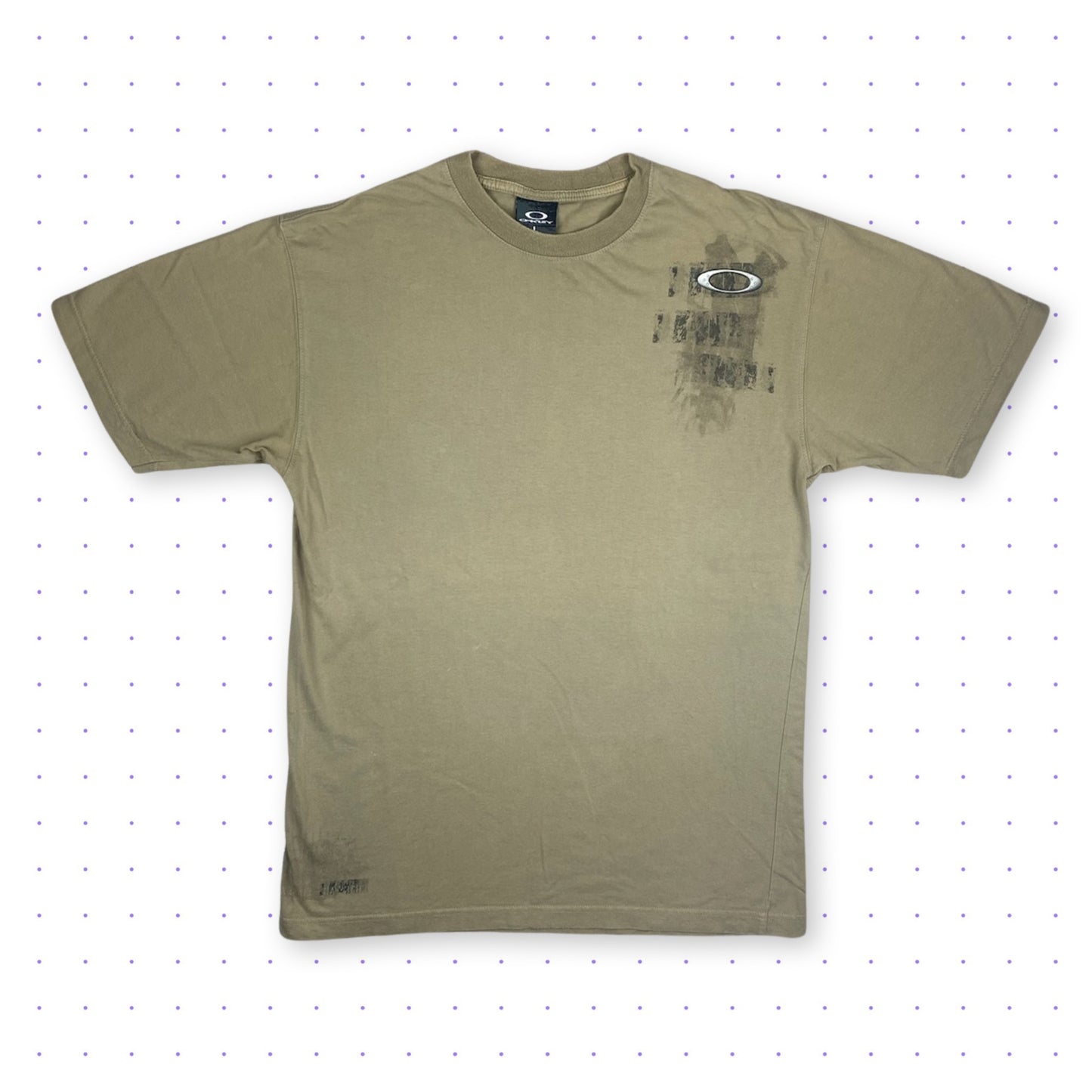 Oakley Print T-shirt Beige