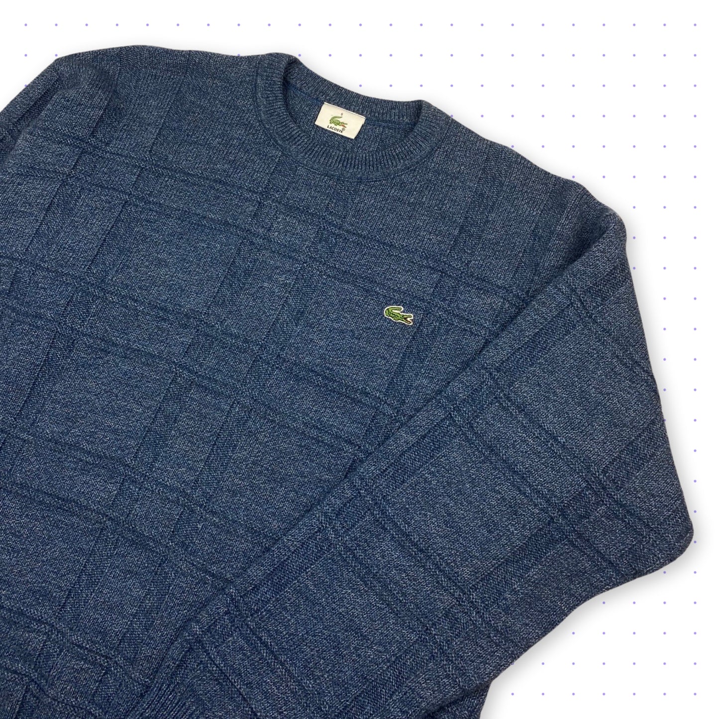 Lacoste Wool Sweater Blue