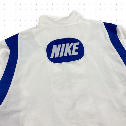 00s Nike Spellout Jacket White/Blue