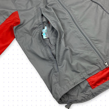 00s Nike Clima-Fit Reflective Jacket Grey/Red