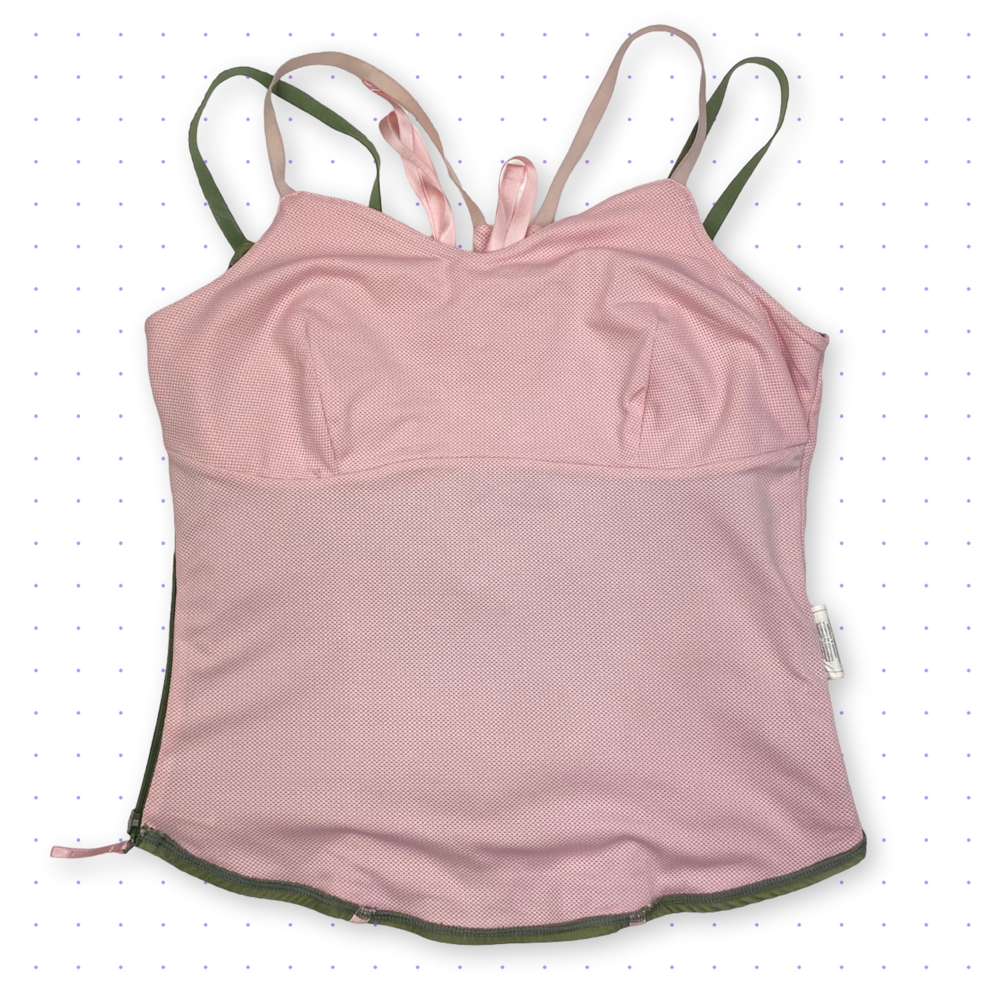 pink nike corset top