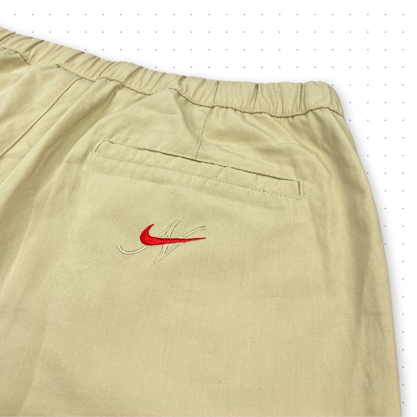 00s Nike Athletic Pants Beige