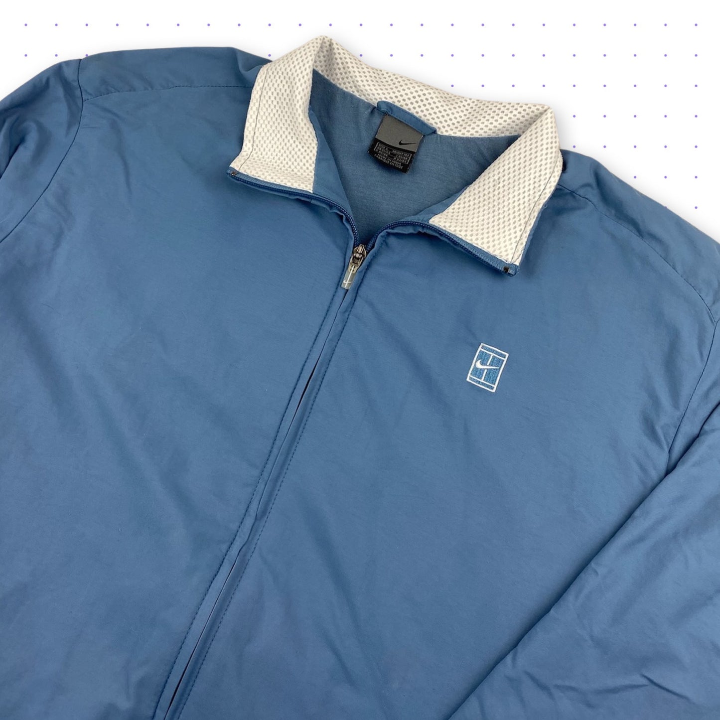 00s Nike Court Jacket Blue