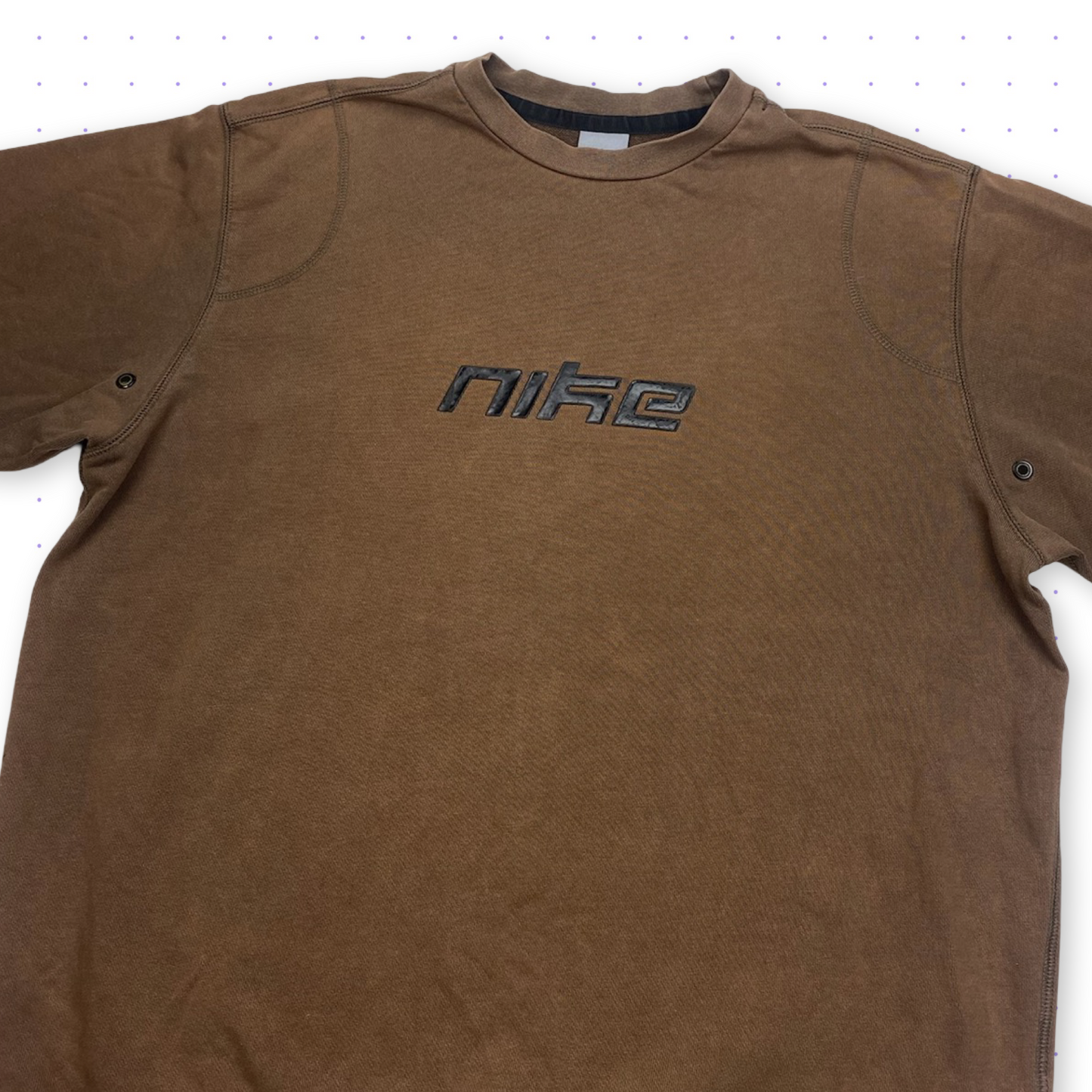 ‘01 Nike Black Tab Sweater Washed Brown