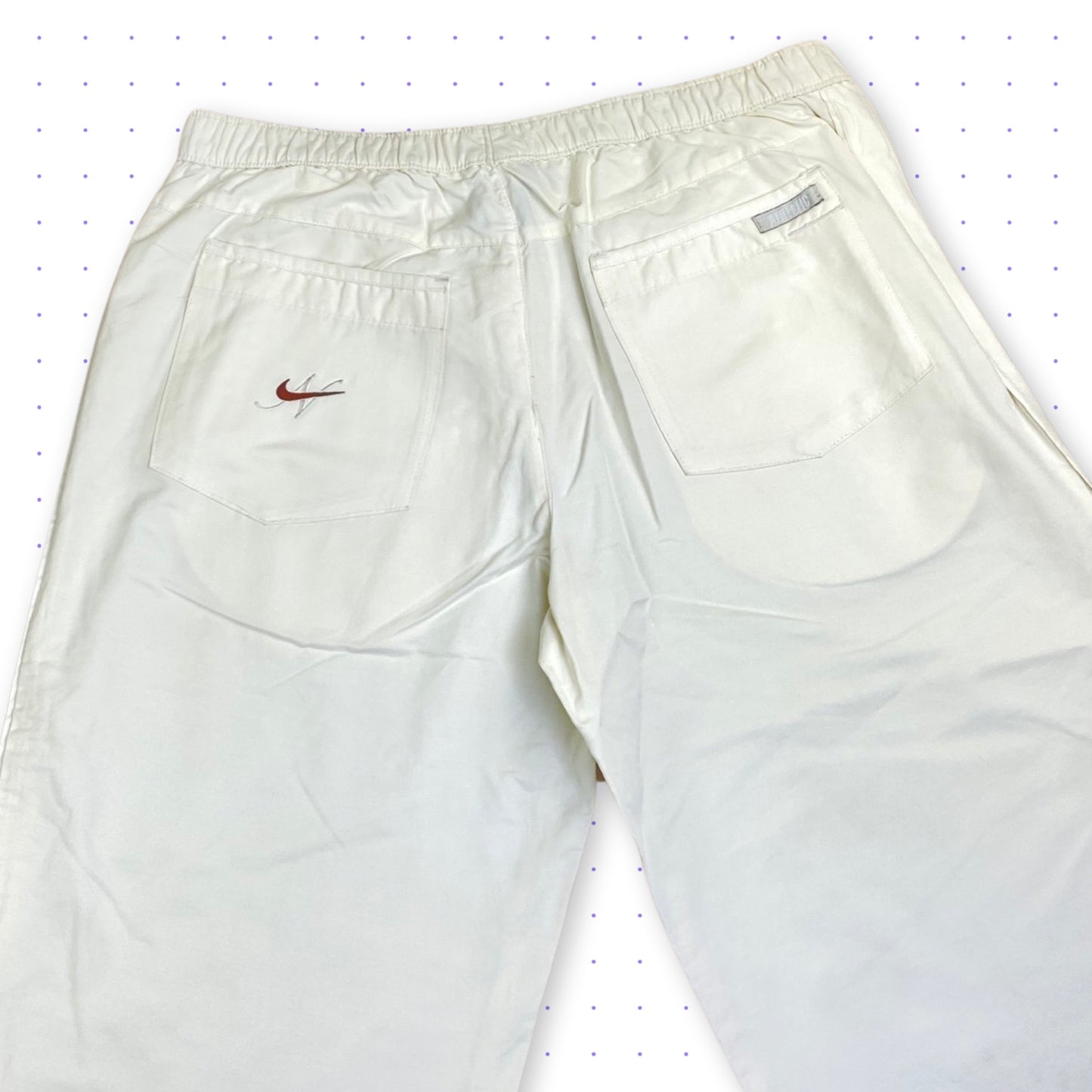 00s Nike Trackpants White