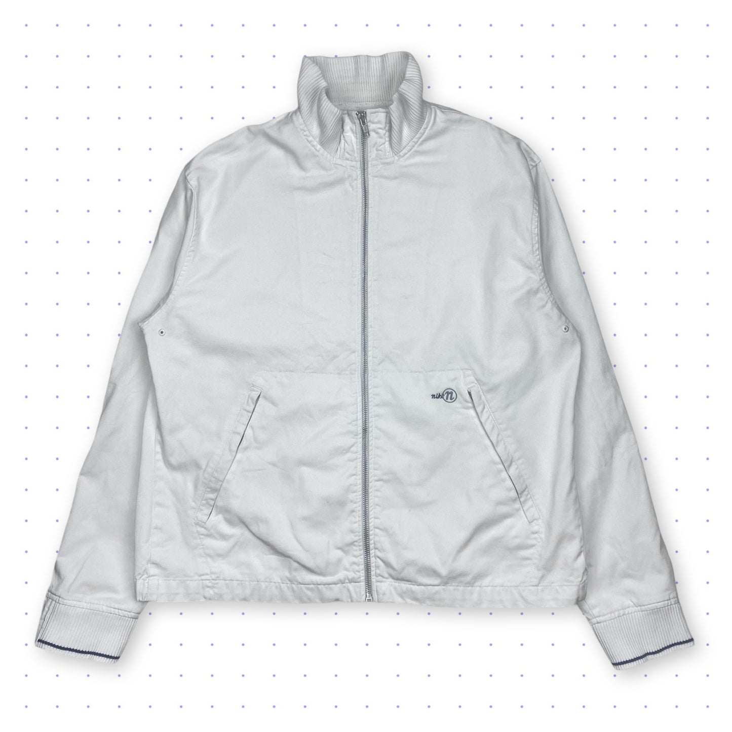 ‘01 Nike Harrington Cotton Jacket White