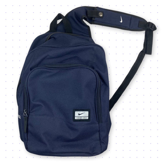 00s Nike Morsecode 2in1 Slingbag/Backpack Navy