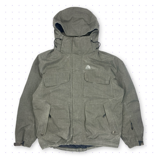 ‘05 Nike ACG Tactical 3D-Pockets Ventilated Marbleized Stone Washed Jacket