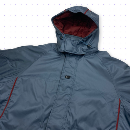 `01 Nike Athletic Piped Jacket Navy Blue/Red