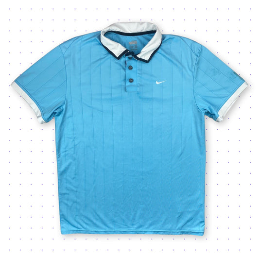 ‘08 Nike Australian Open Tennis Polo T-Shirt Turquise/Blue