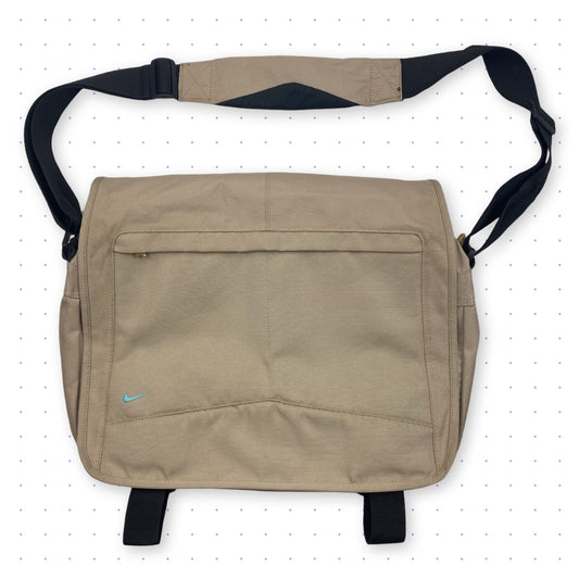 ‘04 Nike Expandable Messenger Bag Beige