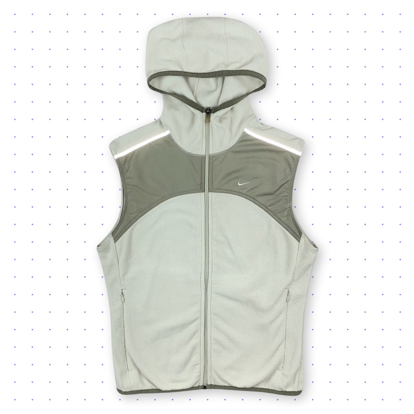 00s Nike Therma-Fit Reflective Fleece Vest