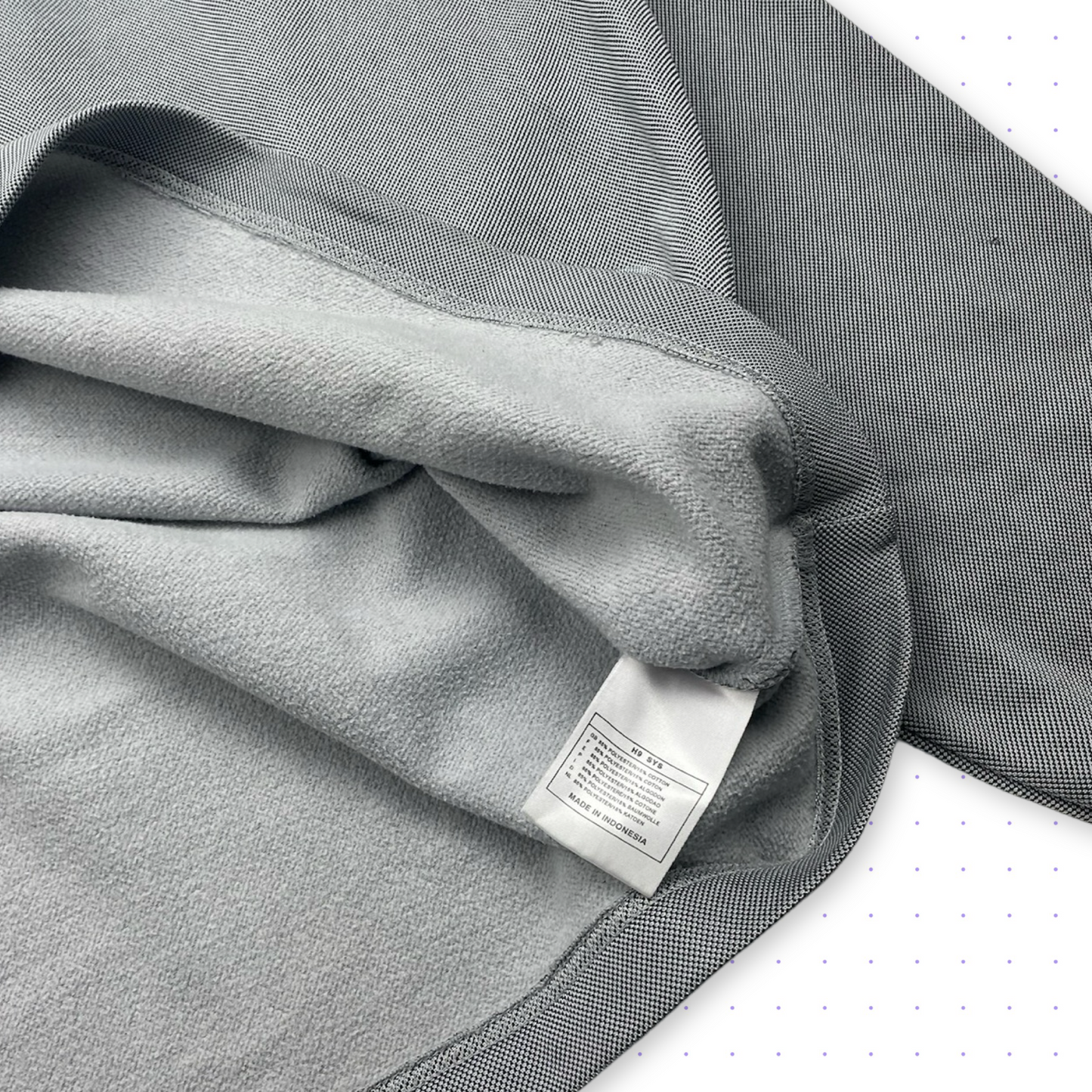 ´99 Nike Uptempo Half-Zip Hoodie Grey