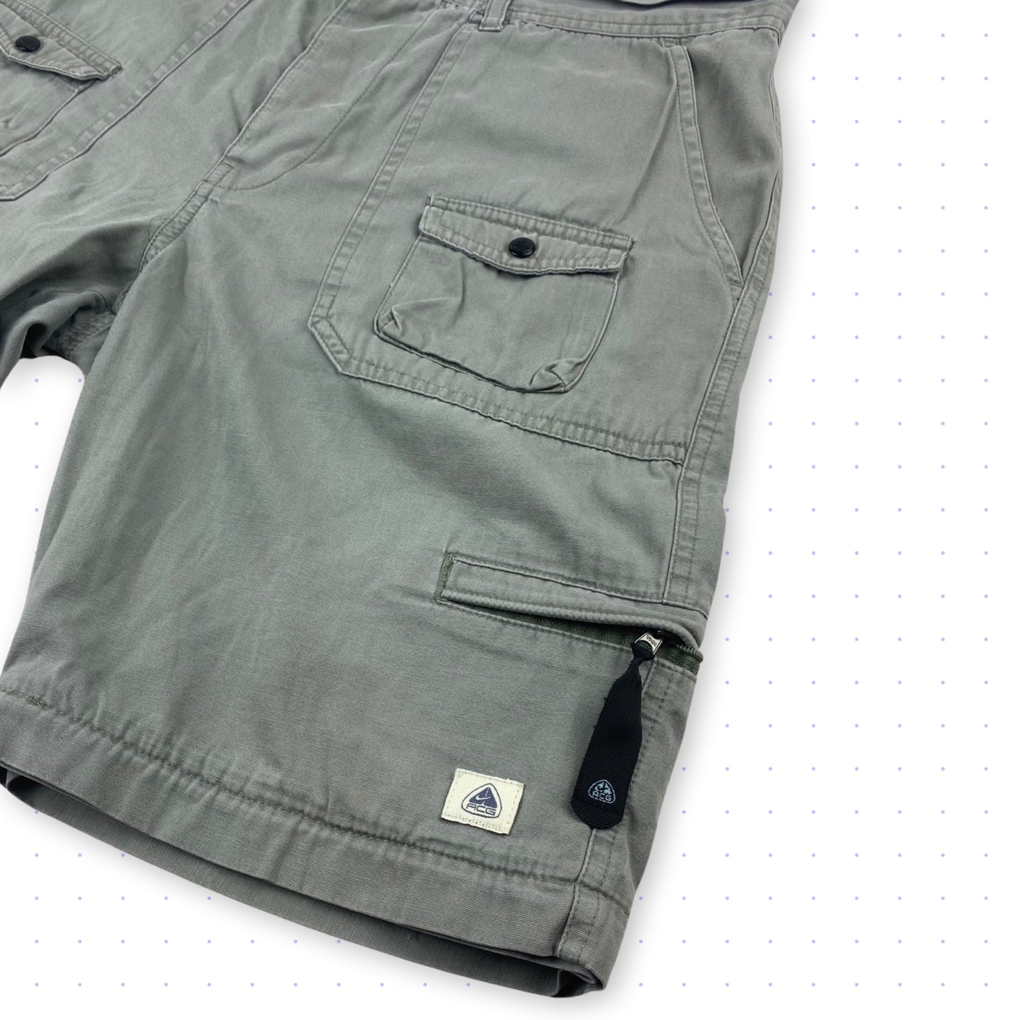 00s Nike ACG Cargo Shorts Grey