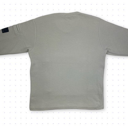 ‘01 Nike Swoosh Tactical Fleece Sweater Beige