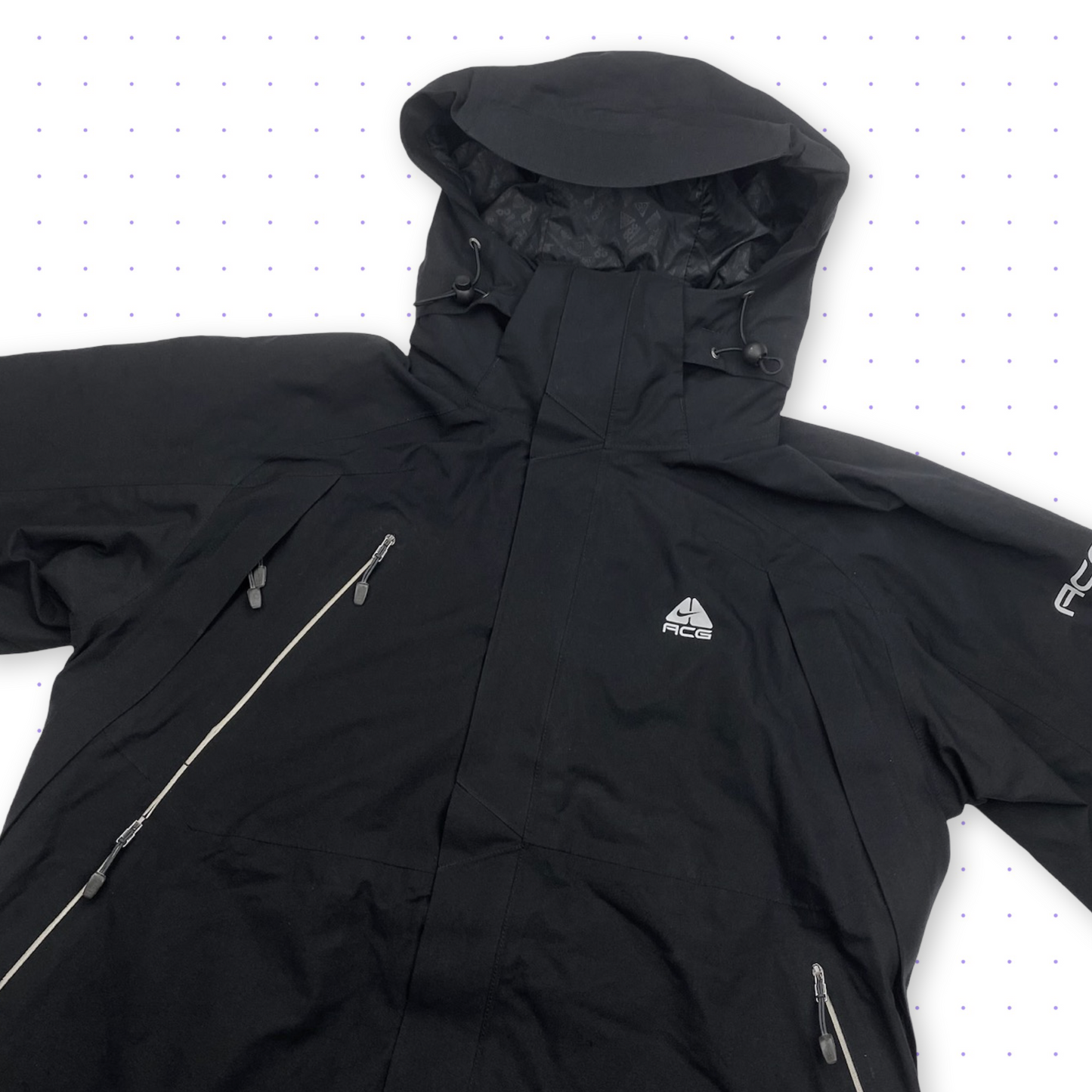 00s Nike ACG Gore-Tex Technical Ventilated Padded Jacket Black