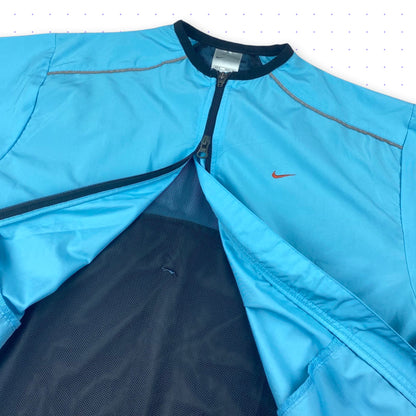 00s Nike Reflective Ventilated Jacket Blue