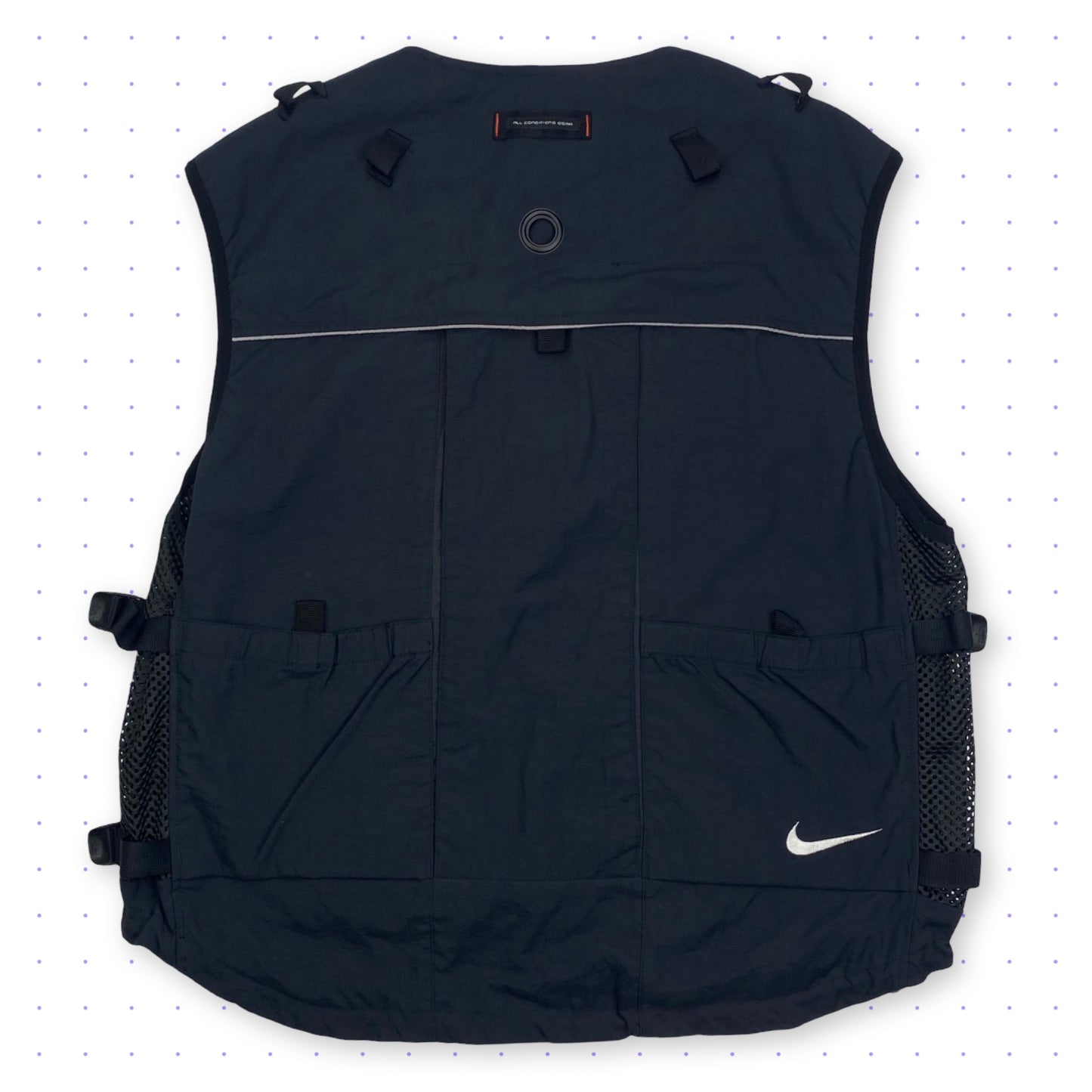 ‘98 Nike ACG Tactical Reflective Hydration Vest Black