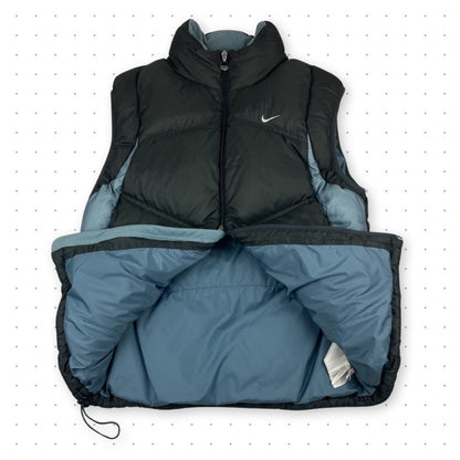 00s Nike Down Vest Grey/Blue