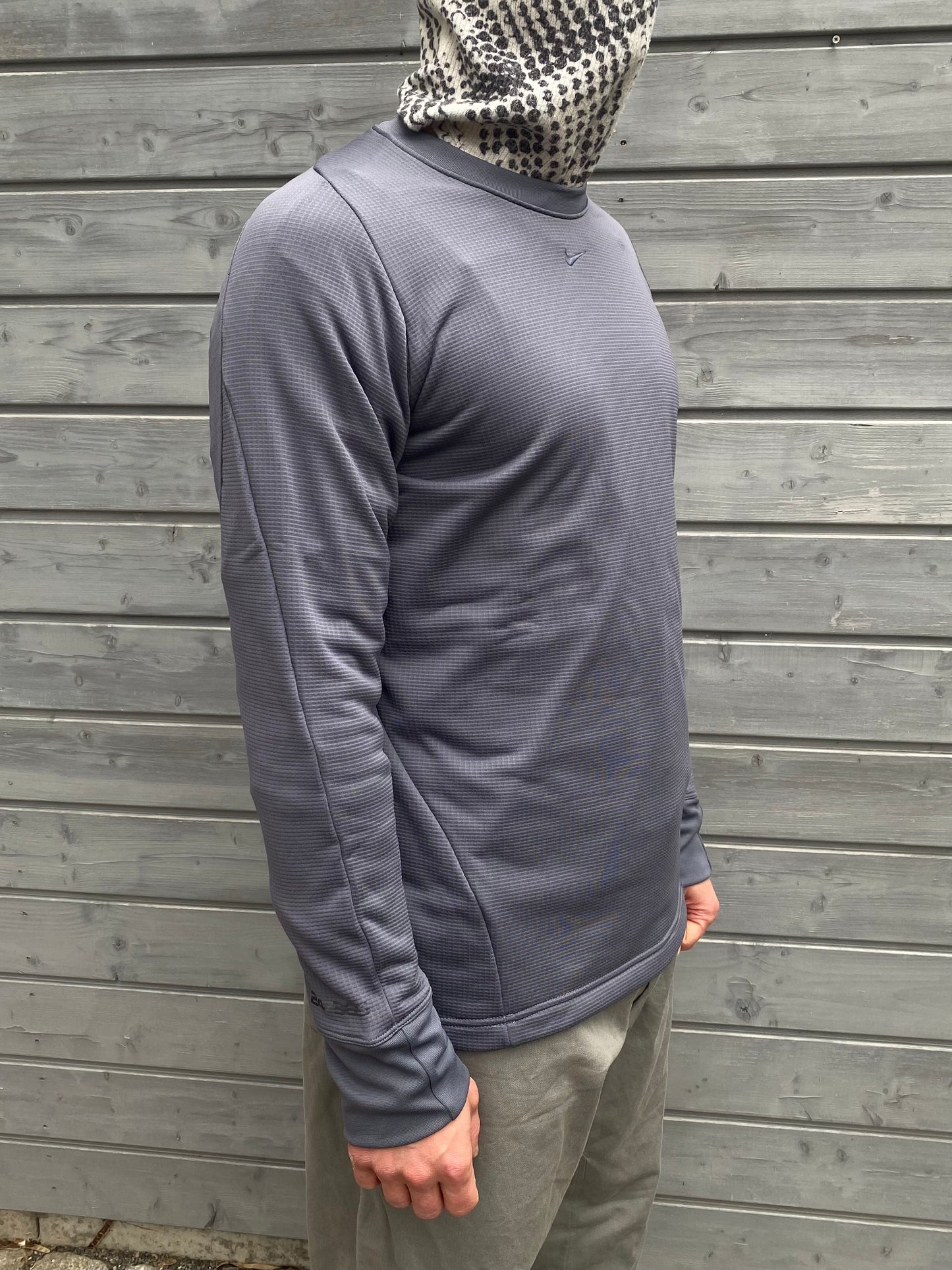 ‘03 Nike 247365 Waffle Longsleeve Blue