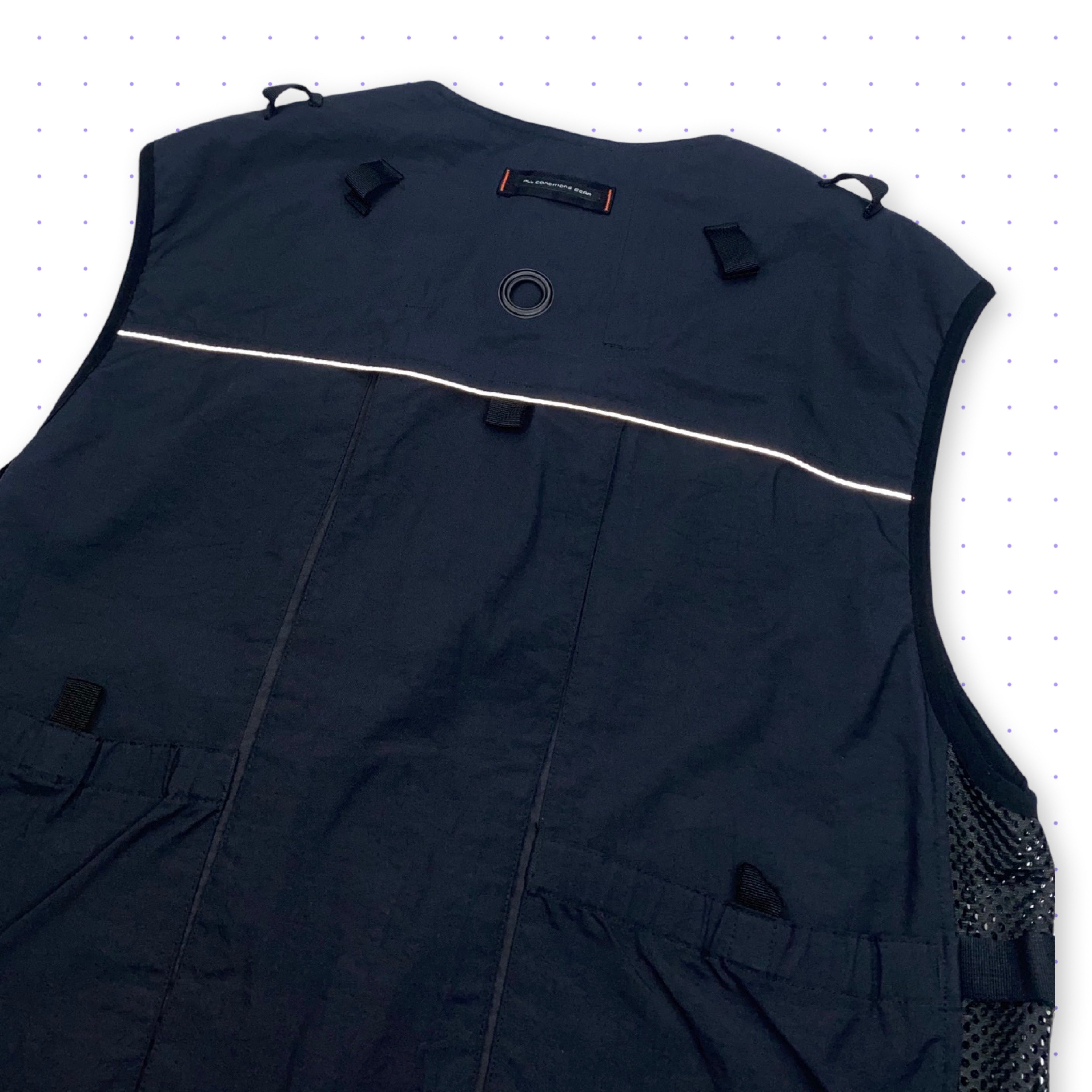 トップス NIKE acg vintage vest military fishing Vintage Nike ACG Black Fleece Vest Size M Therma Layer 2 | eBay