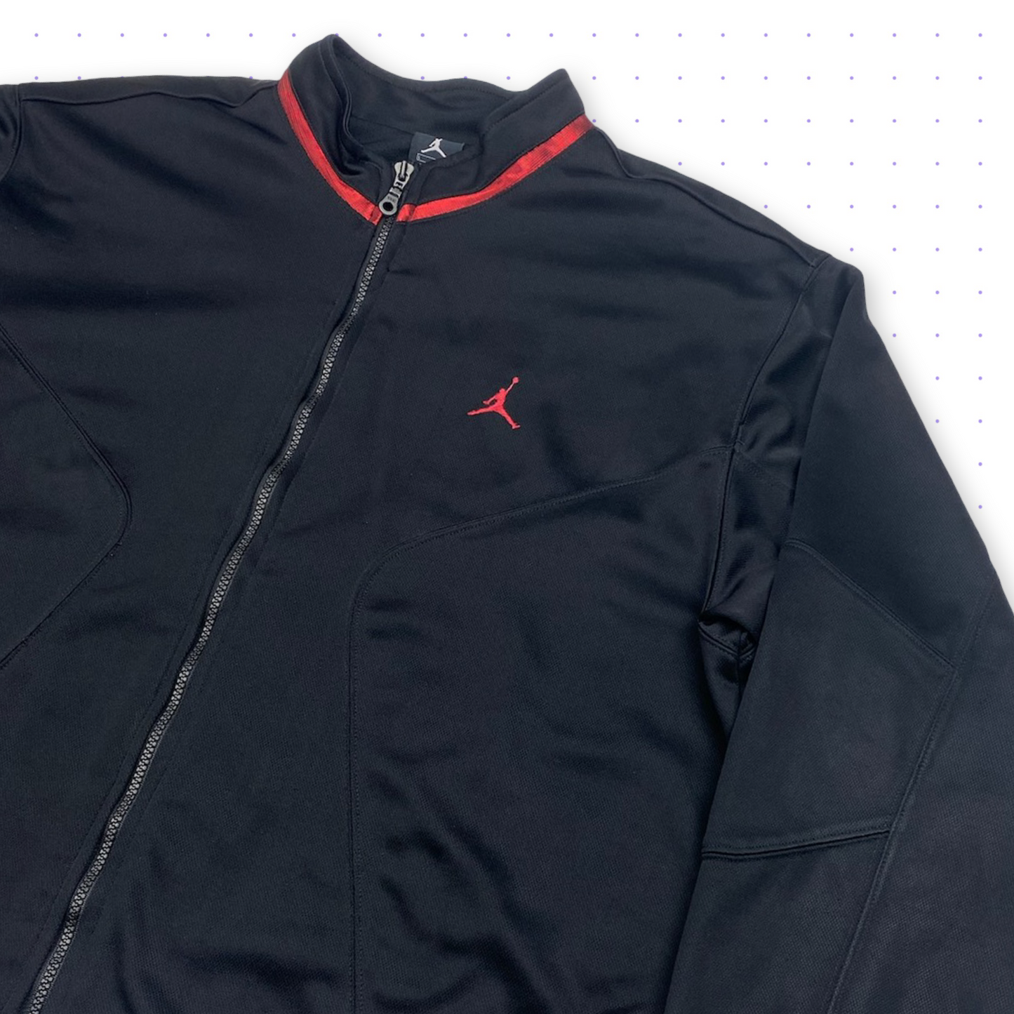 90s Nike Jordan Jogger Tracksuit Set Jacket/Pants Black