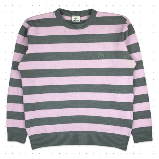 Vintage Lacoste Sweater Pink/Grey