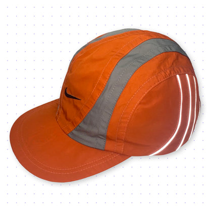 00s Nike Clima-Fit Reflective Panelled Cap Orange