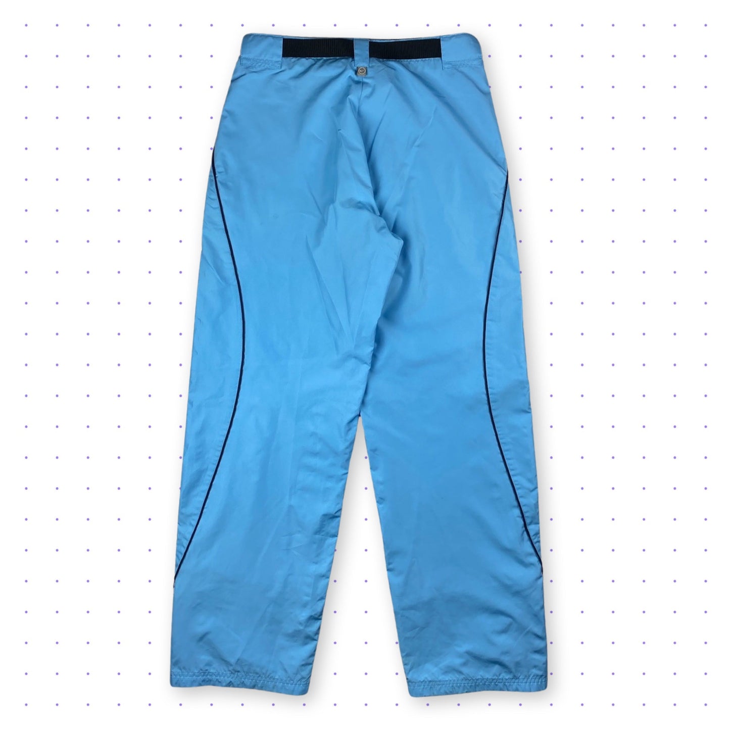 00s Nike Piped Trackpants Blue