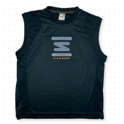 00s Nike Shox Tank Top Black