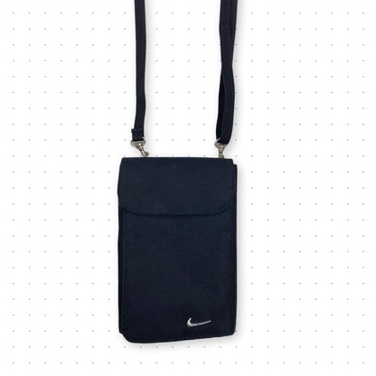 90s Nike Multi Pocket Convertible Belt Clip Bag Black