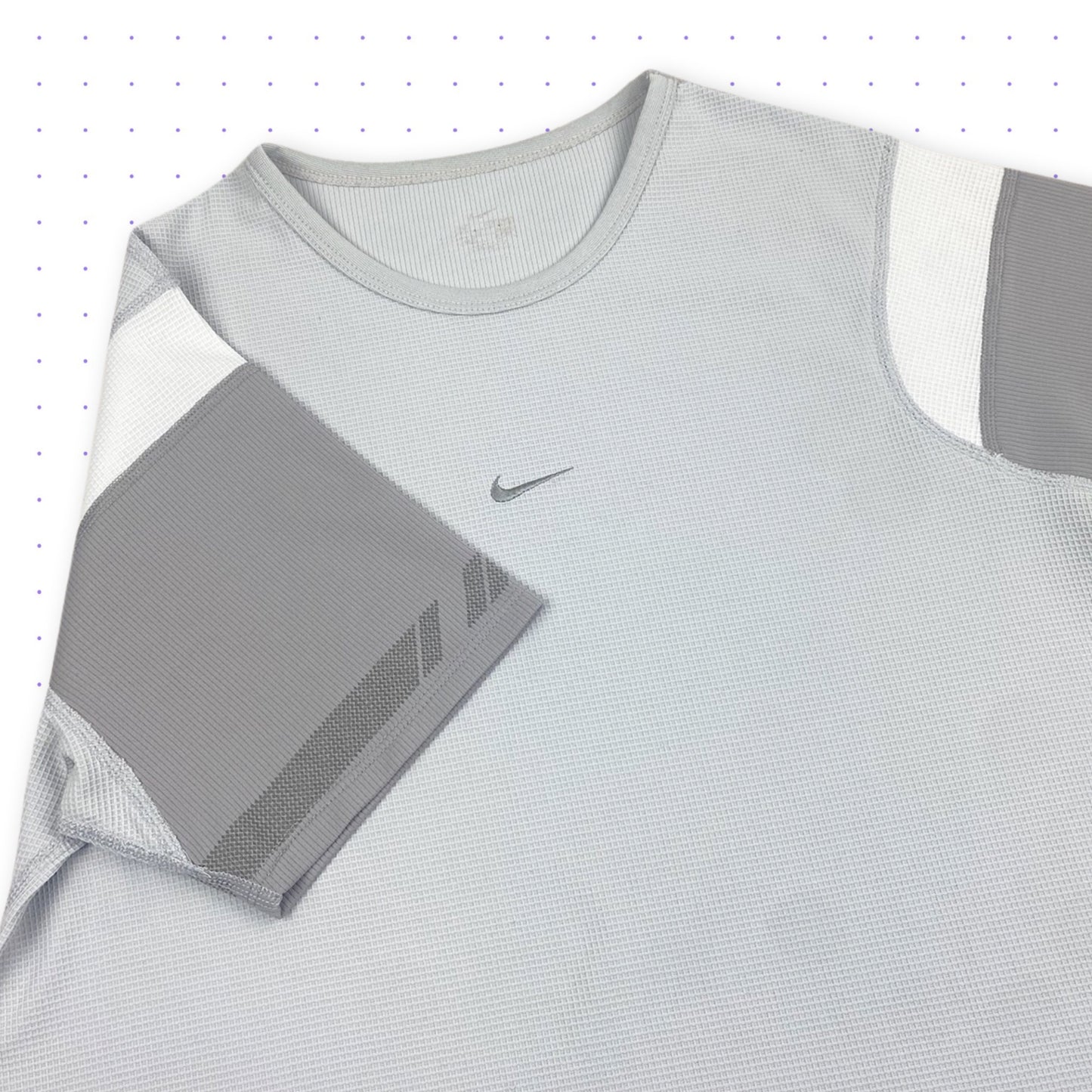 00s Nike Center Swoosh Dri-Fit T-shirt Grey