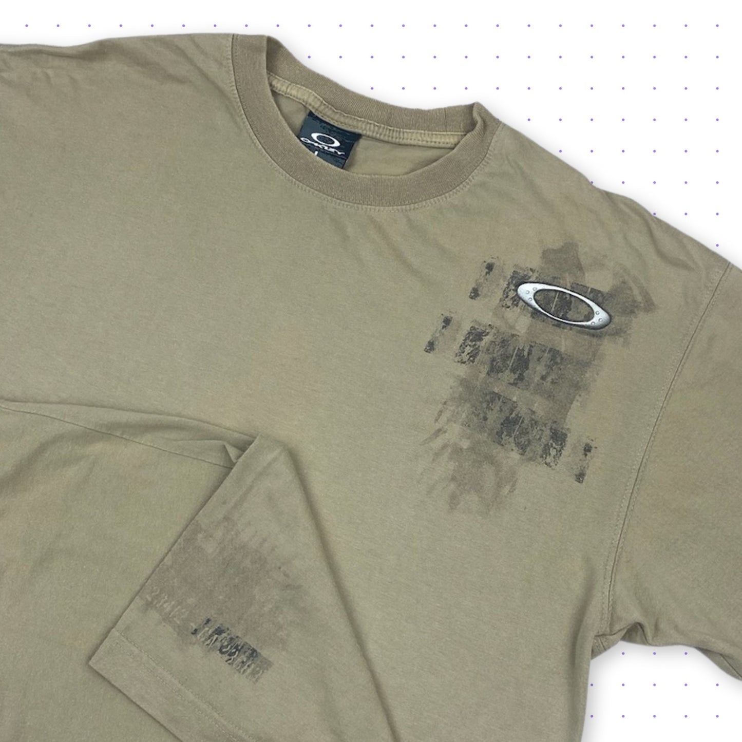 Oakley Print T-shirt Beige