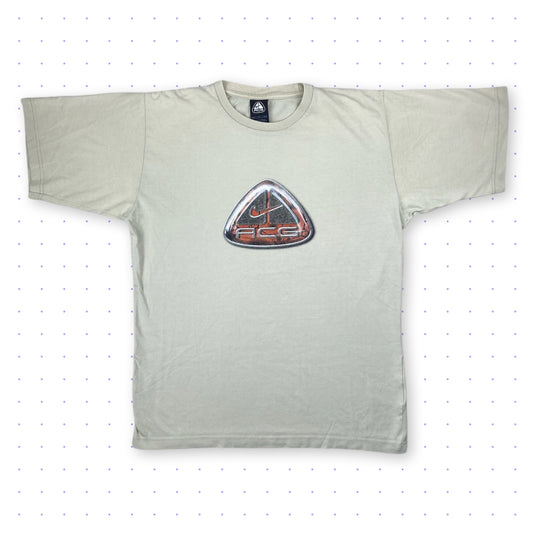 00s Nike ACG Realistic Graphic T-Shirt Beige