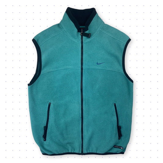 ´98 Nike ACG Polartec Fleece Vest Turquoise