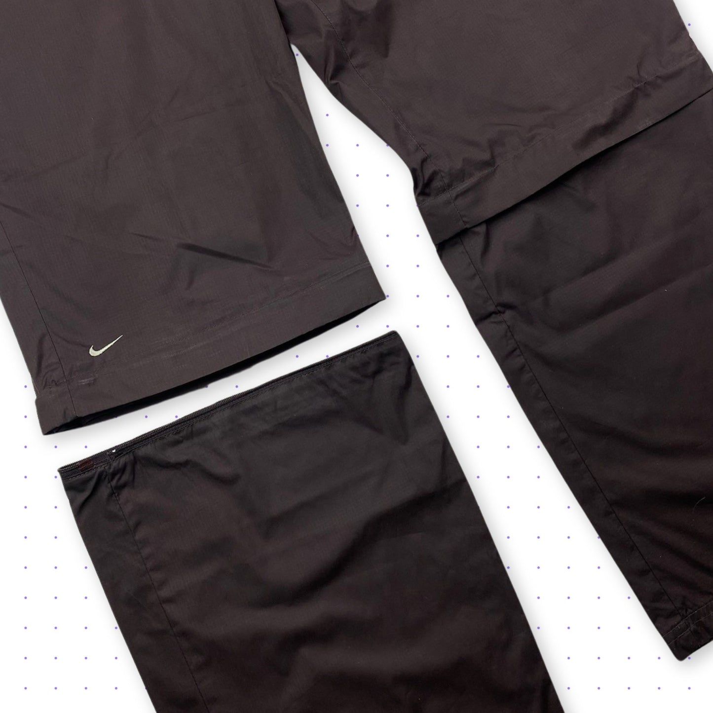 00s Nike Clima-Fit 2in1 Pants Brown