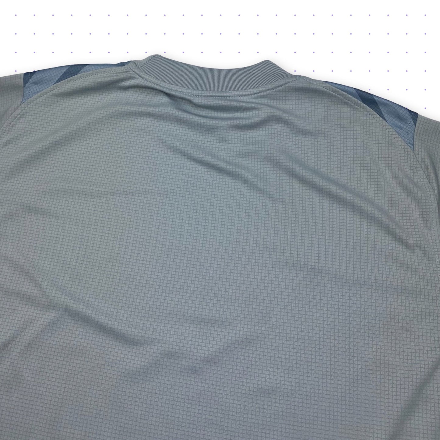 00s Nike Patterned T-Shirt Blue/Grey