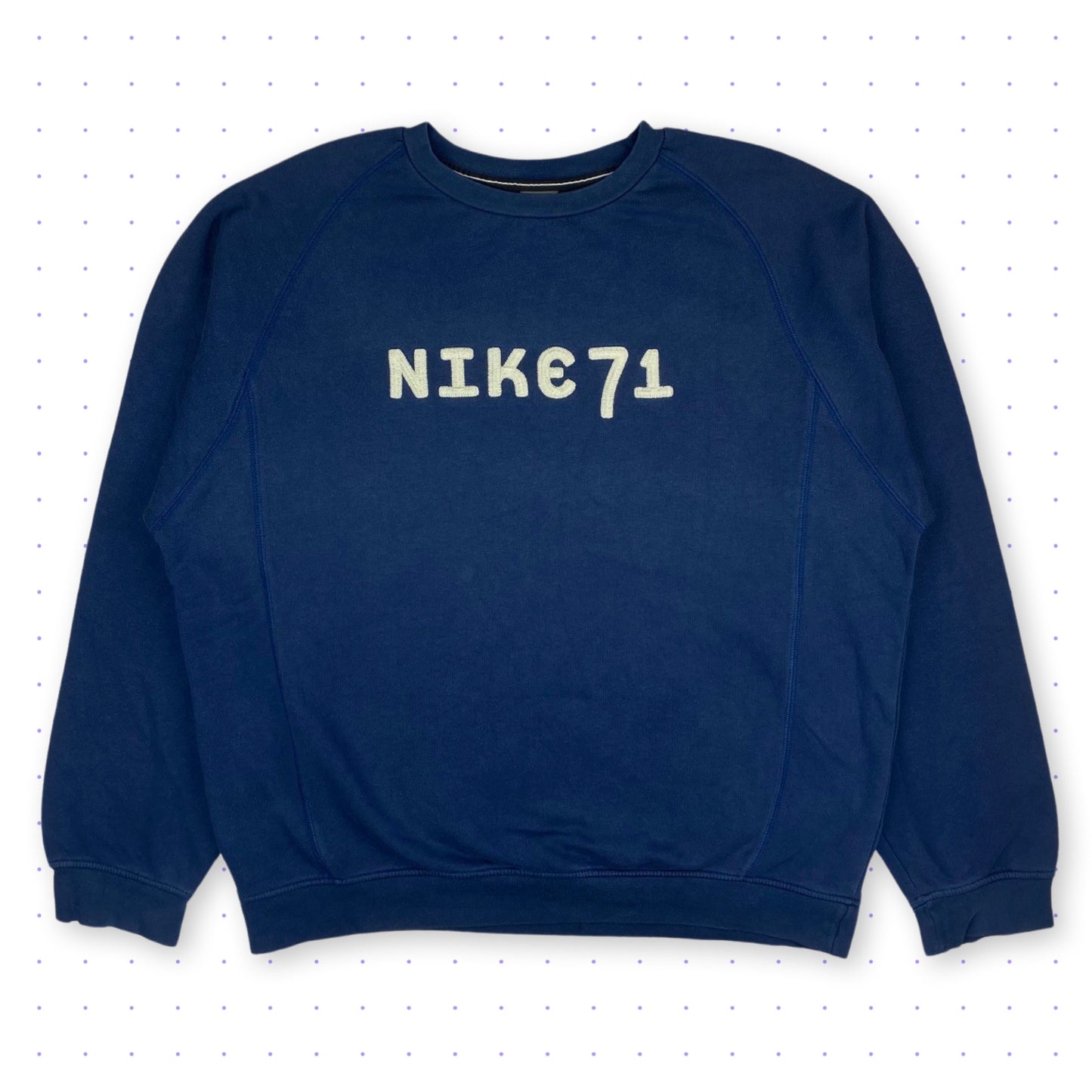 00s Nike Spellout Sweater Navy