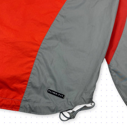 00s Nike Clima-Fit Reflective Jacket Grey/Red