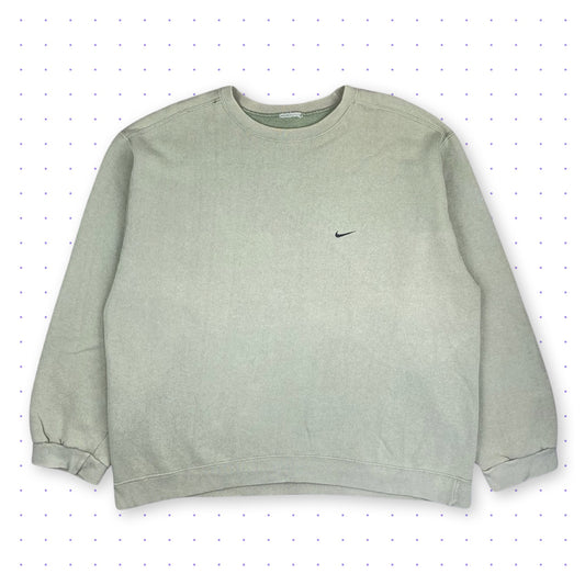 00s Nike Sweater Faded Green/Grey