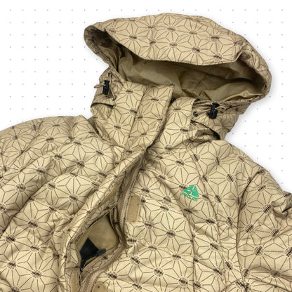 00s Nike ACG Ventilated Down Puffer Jacket Beige