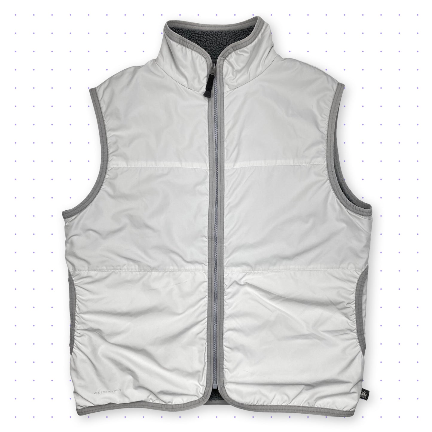 ‘01 Nike ACG Clima-Fit (2in1) Sherpa Vest White/Light Grey