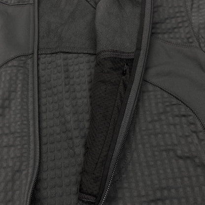 00s Nike Waffle Fleece Panelled Jacket Grey