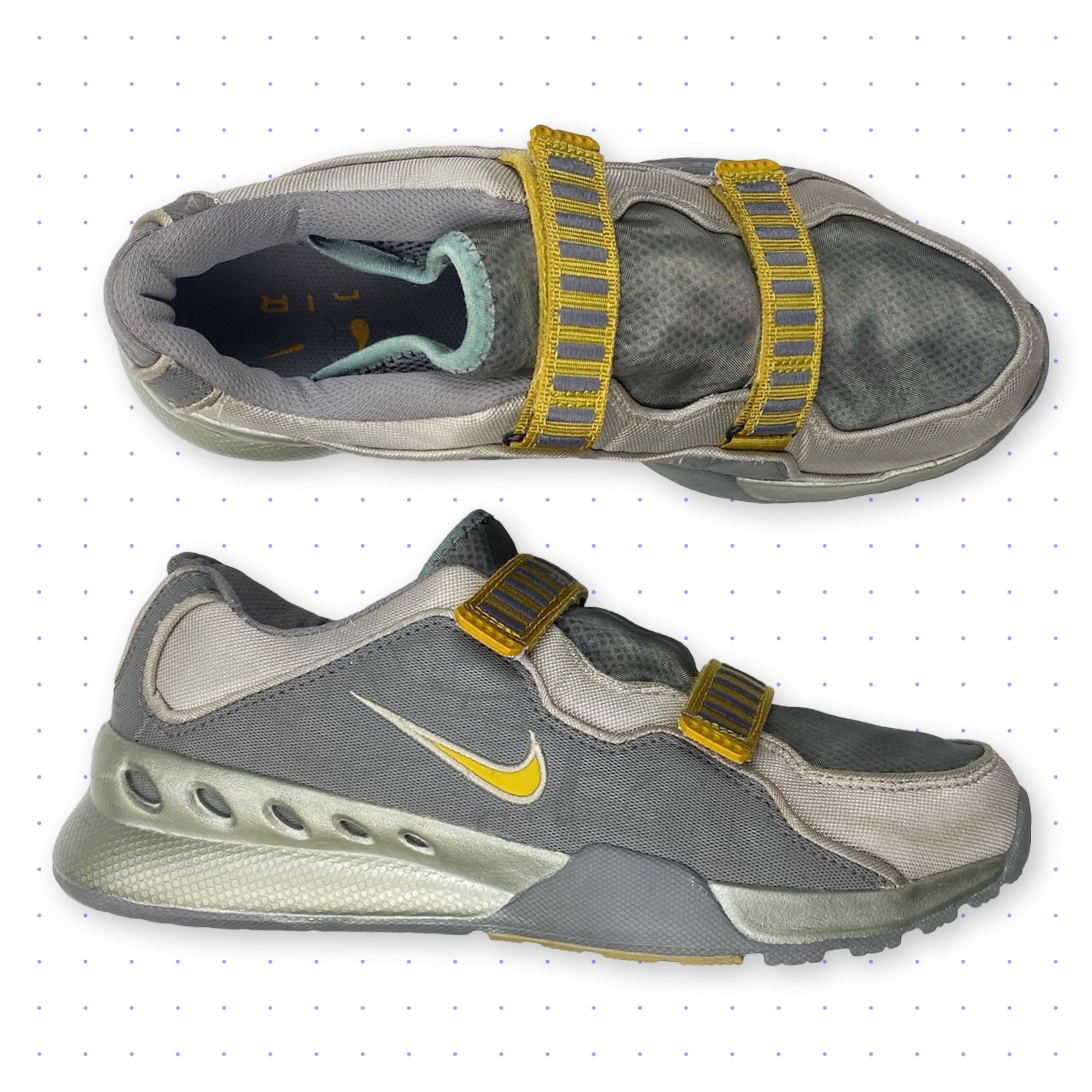 01 Nike Alpha Project X Trapolite Shoe Yellow Grey