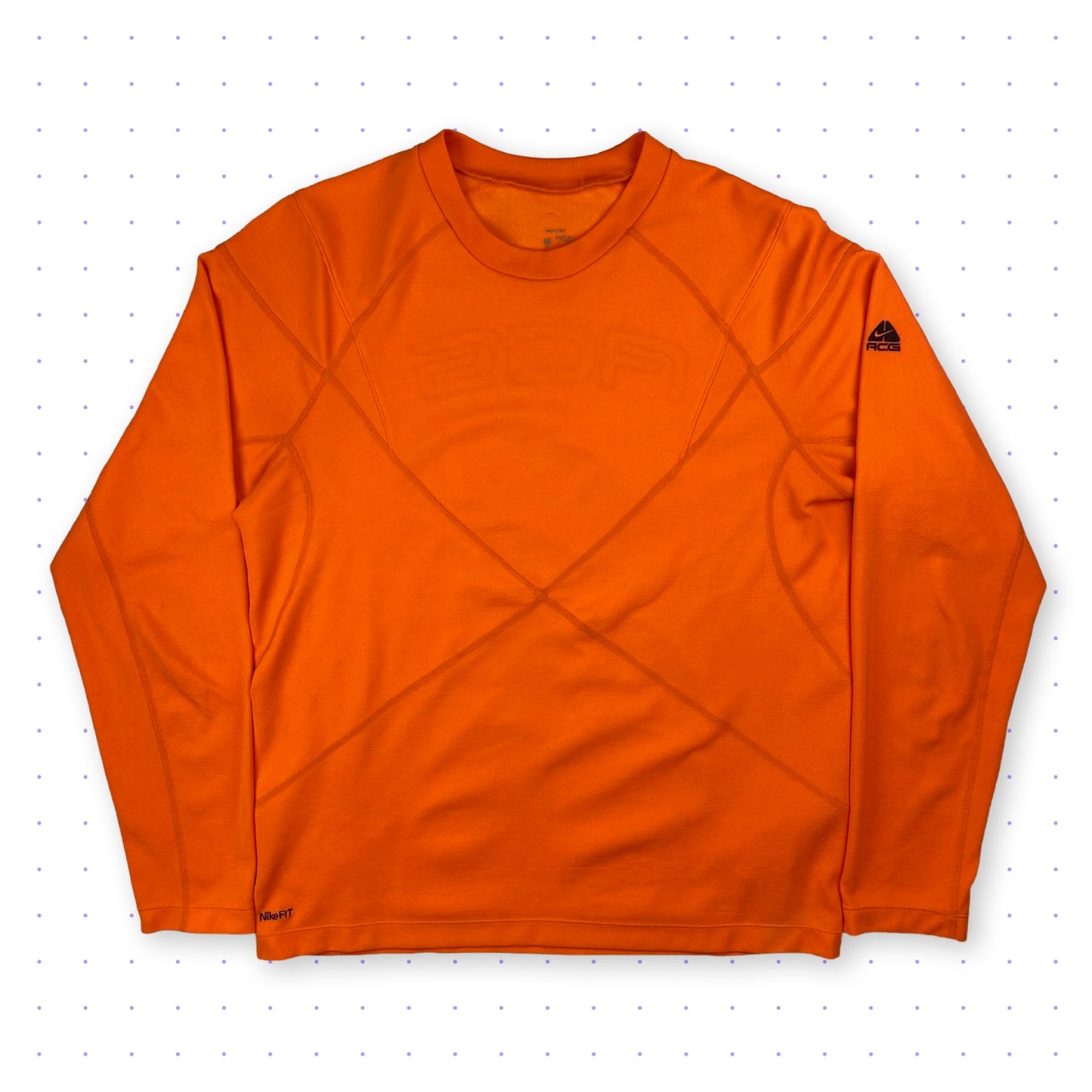 00s Nike ACG Panelled Longsleeve Vibrant Orange