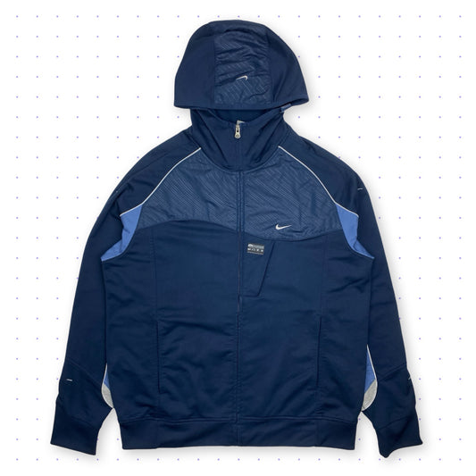 00s Nike Tn MP3 Reflective Jacket Navy Blue