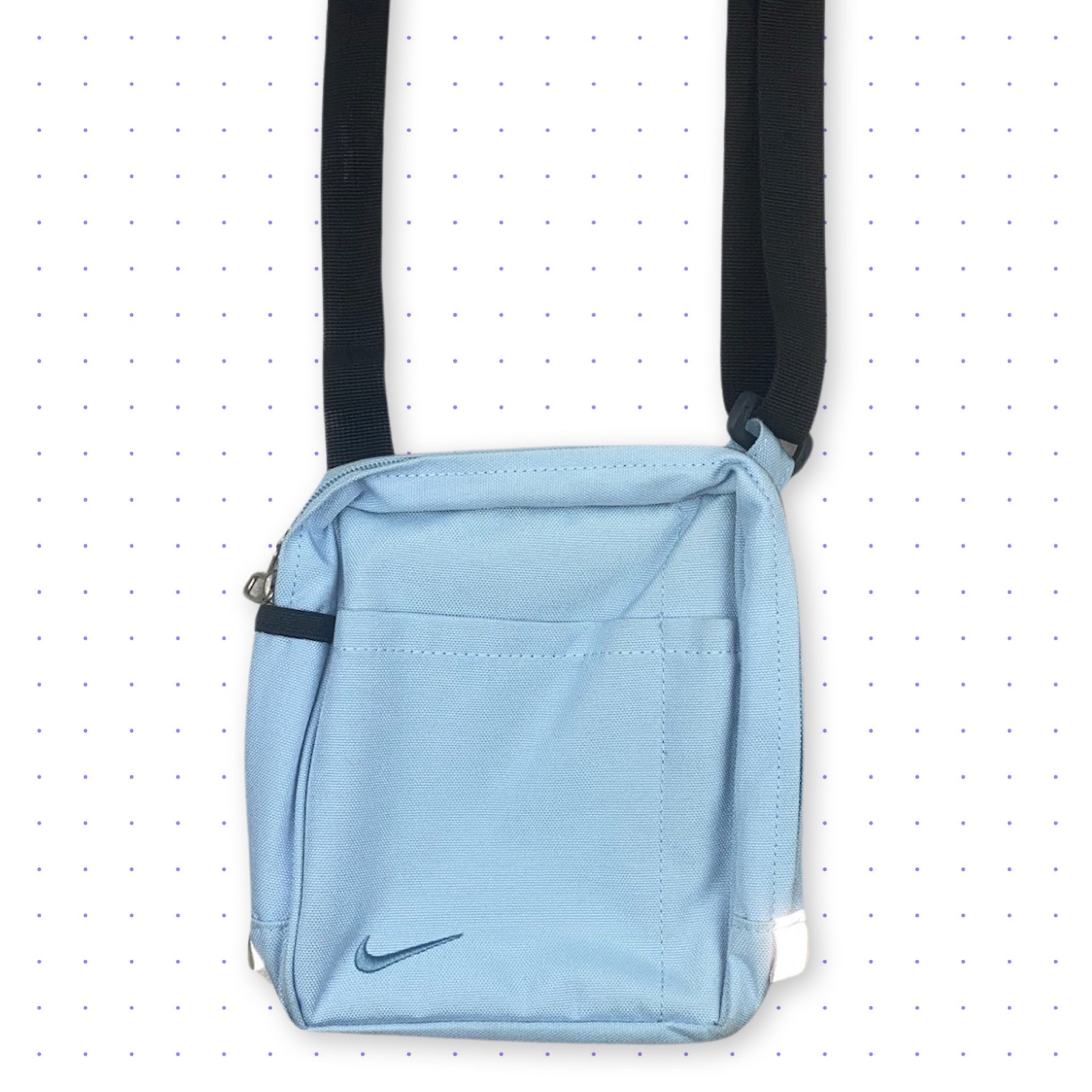 00s Nike Reflective Side Bag Babyblue – welltosell