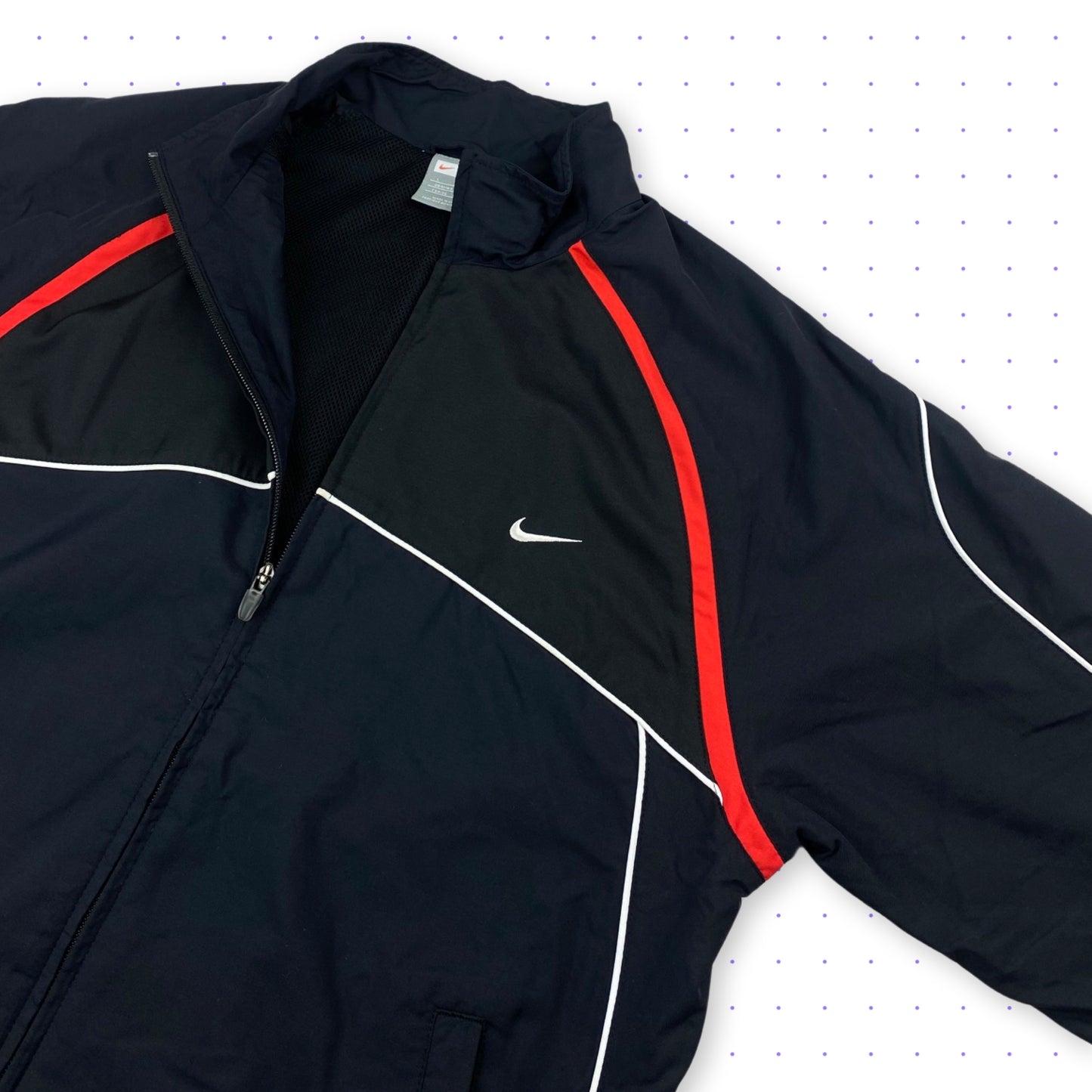 00s Nike Court Tracksuit Black/Red